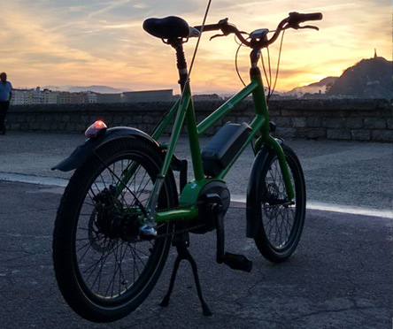 San Sebastian neighbourhoods on Electric Bike