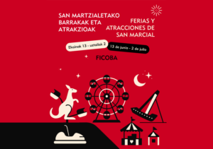 Manèges de la fête foraine de San Marcial