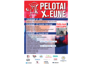 X. Pelotai Eune (Journée des joueurs de pelote basque)
